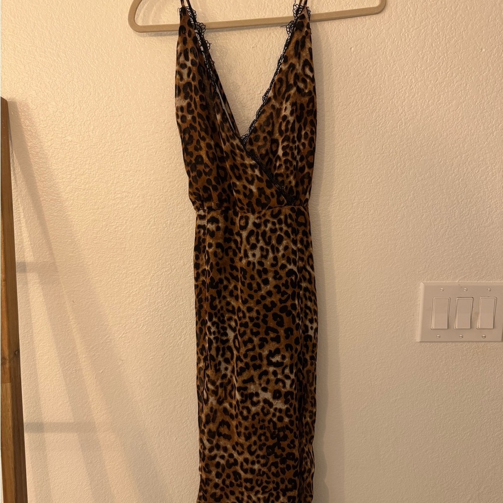WYLDR Animal Print Maxi Dress